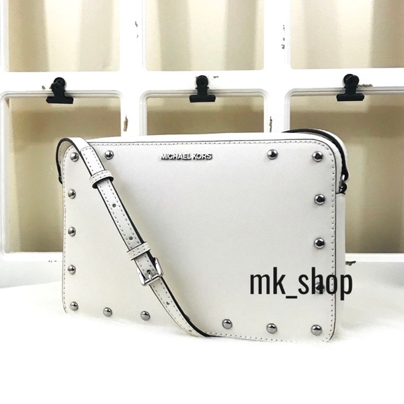 Michael Kors Handbags - MK Sandrine Stud Large Crossbody